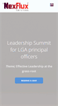Mobile Screenshot of nexflux.com